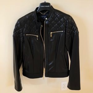 Cole Haan Real Leather Jacket